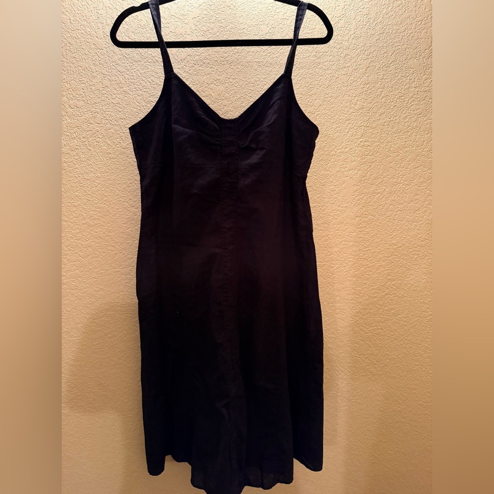Esprit Women's Summer Dress Size 10 Black Spaghetti Strap